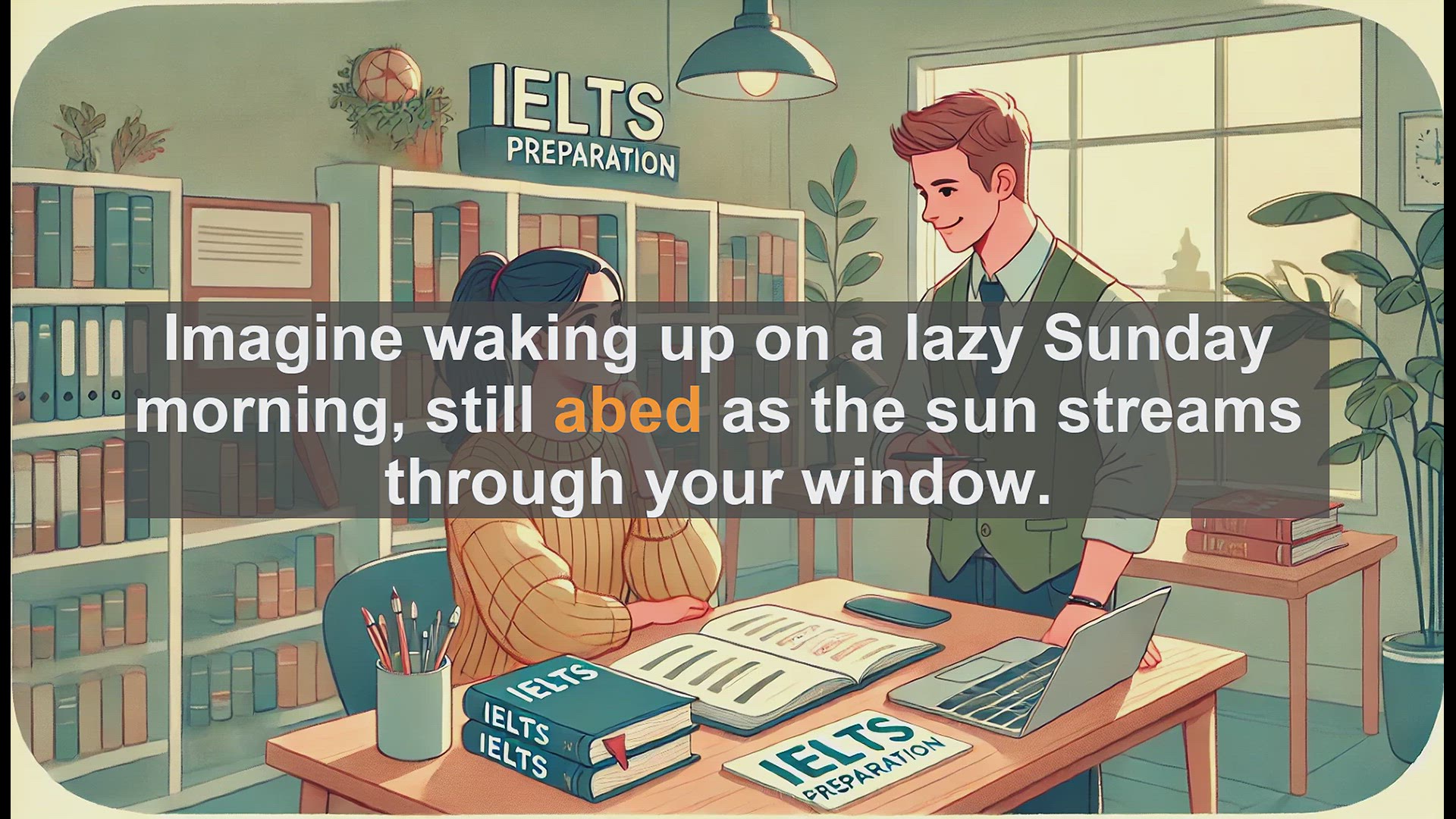 'Video thumbnail for 5000 Must Know IELTS 8.0 Vocabulary - Boost Your IELTS Score: Understanding the Word 'Abed''