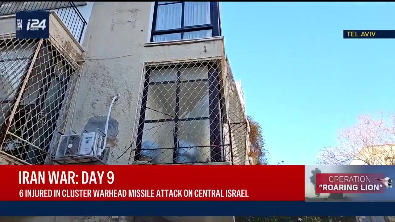 Video thumbnail for Iran deploys cluster munitions in attack on Tel Aviv
