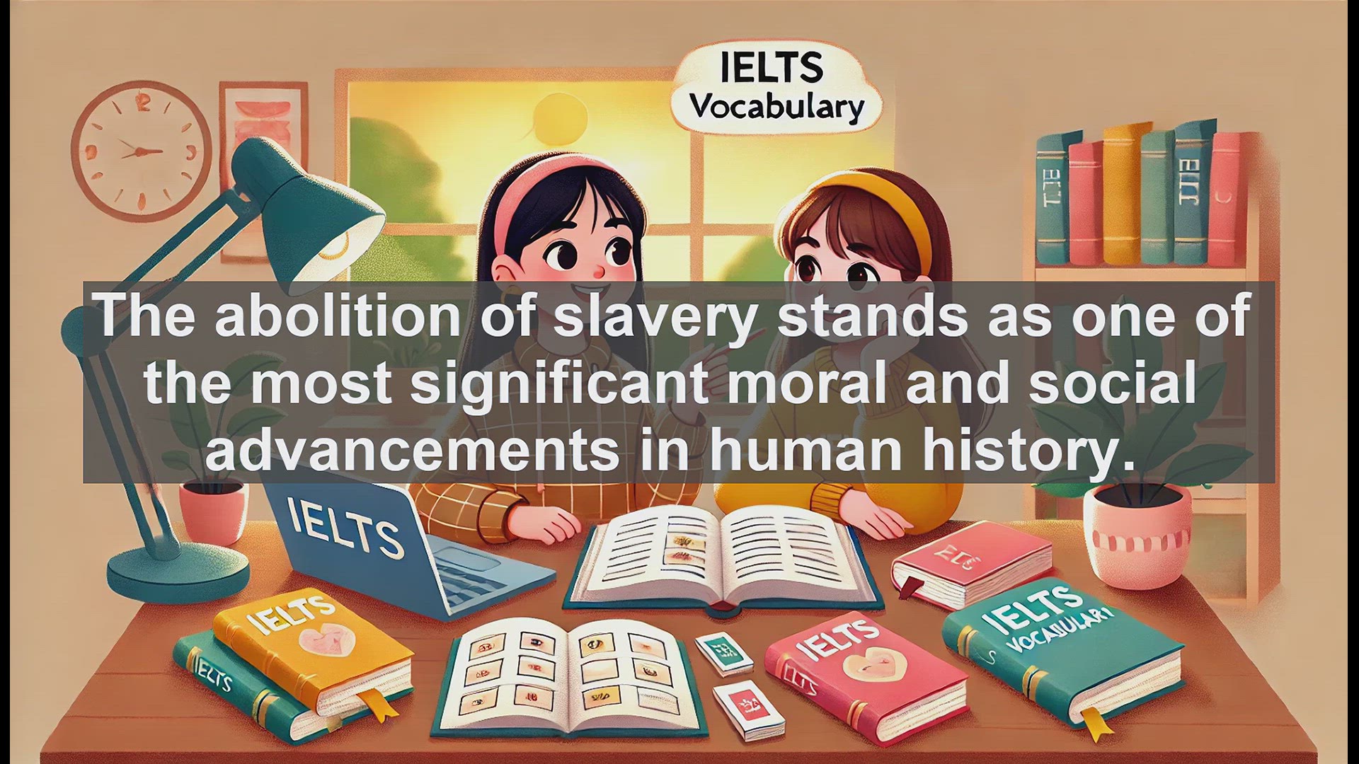 'Video thumbnail for 2000 Must Know IELTS 9.0 Vocabulary - Antislavery: A Key Term in Human Rights History'