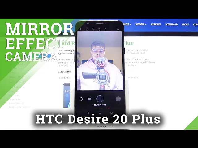 Video thumbnail for How to Turn Off Selfie Camera Mirror Effect on HTC Desire 12 Plus – Mirror Effect