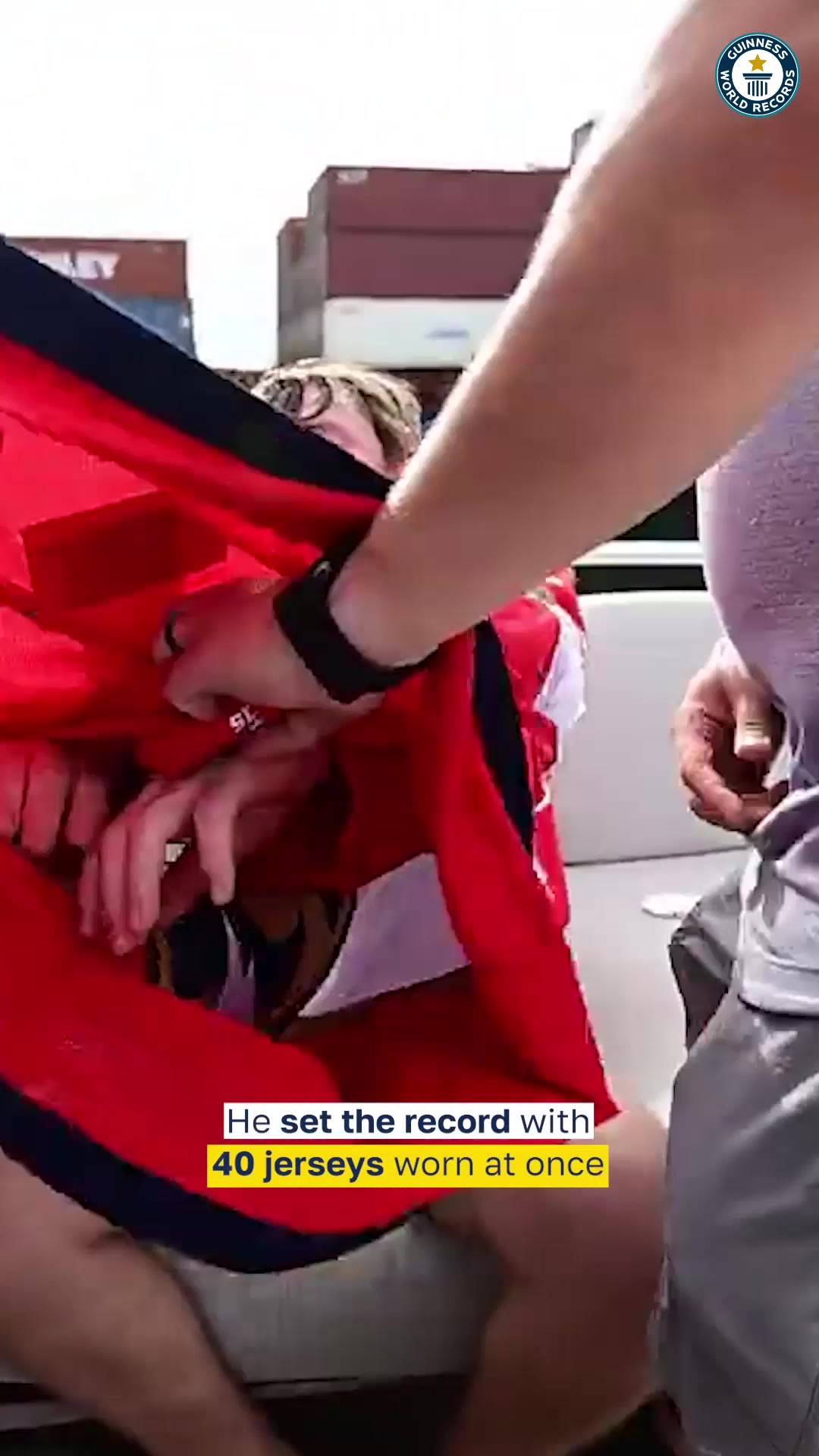 Video thumbnail for Most professional ice hockey jerseys worn at once  40 by Dakota King