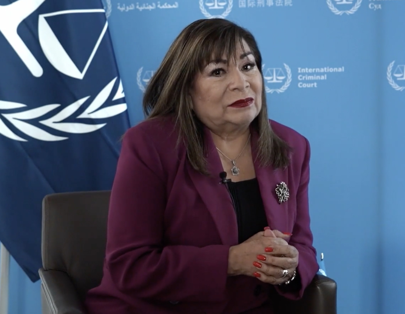 Video thumbnail for ICC judge says US sanctions left her without bank cards and Google accounts