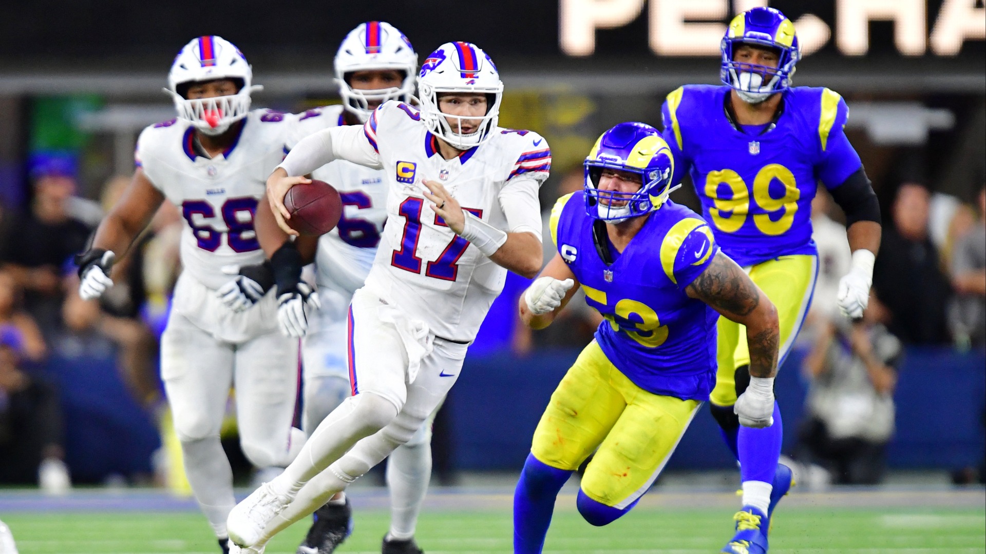 Video thumbnail for Josh Allen Powers Bills Past Rams in Overtime Thriller