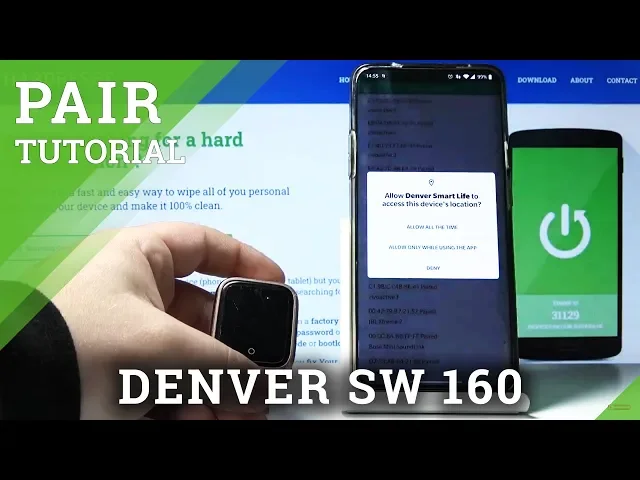 Video thumbnail for How to Pair Device with Denver SW 160 – Connect Devices