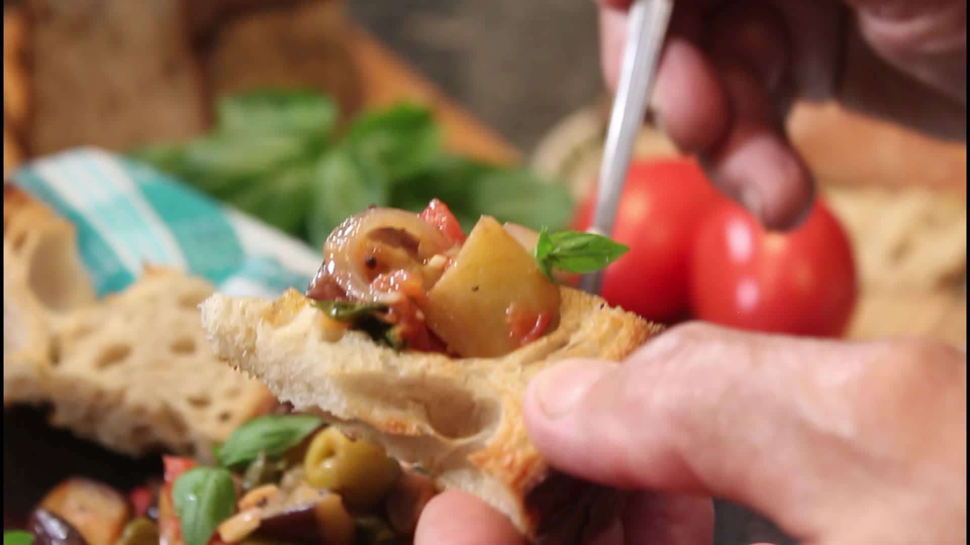 Video thumbnail for This Might Be the BEST Way to Eat Eggplant | Caponata Recipe