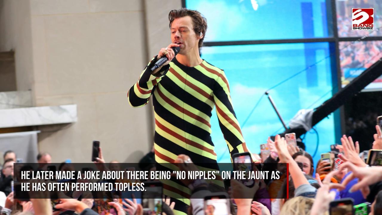 Video thumbnail for Harry Styles has said he's in 'the middle of his career highlight' as he headlined Meltdown festival