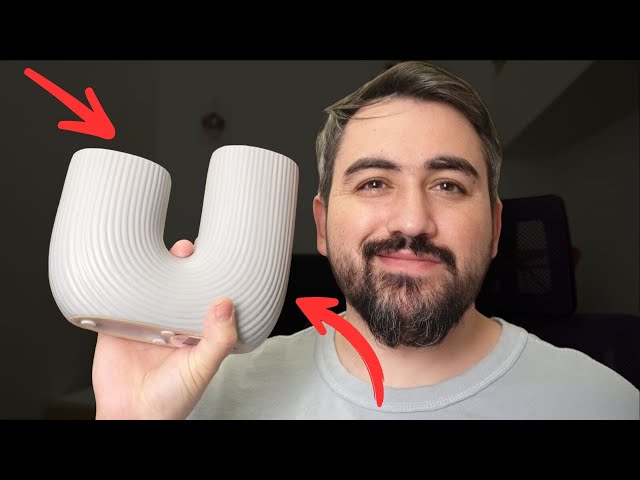 Video thumbnail for Blue Ceramic U-Shaped Vase Review