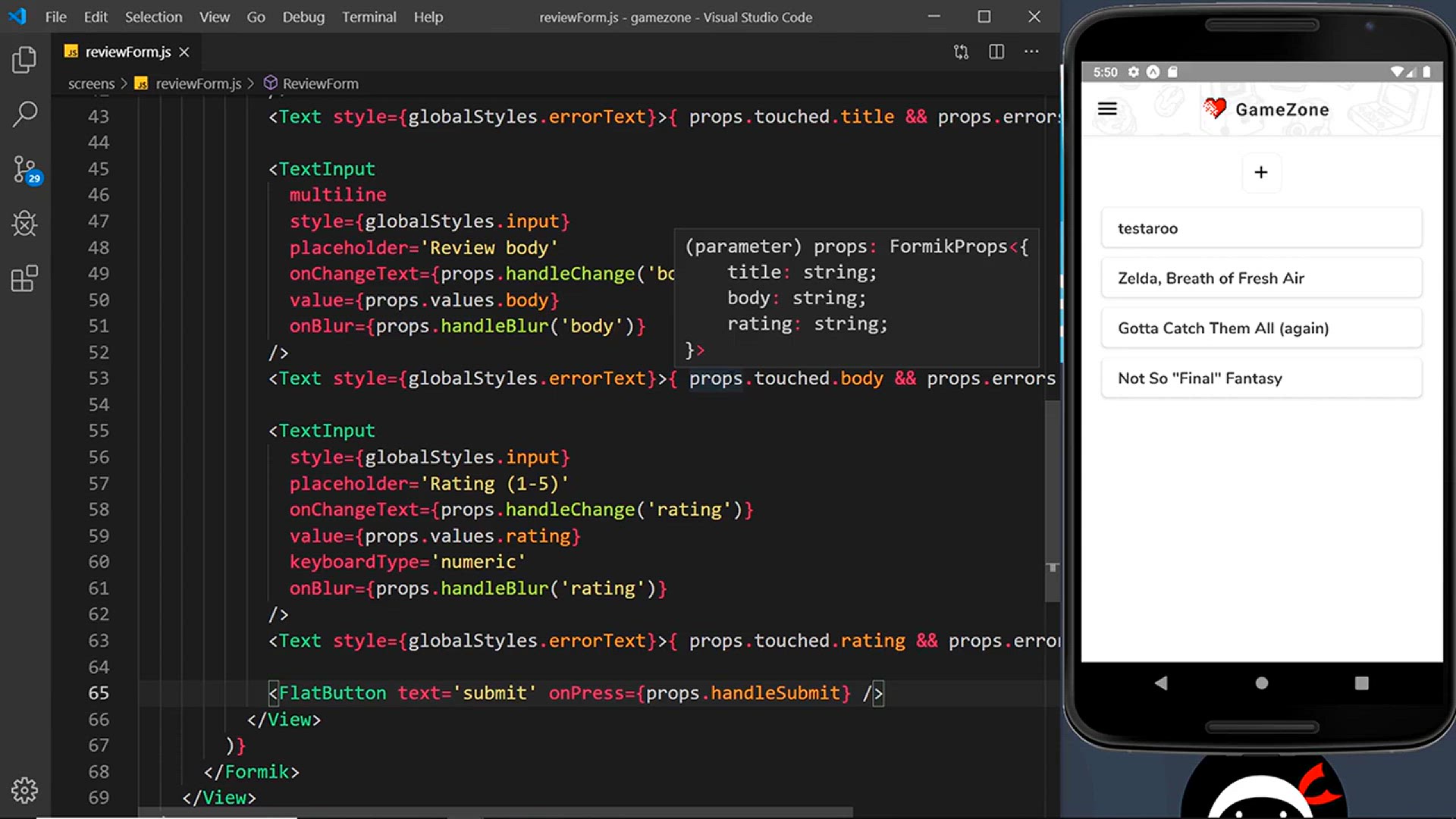'Video thumbnail for React Native Tutorial  #35 - Wrap Up'