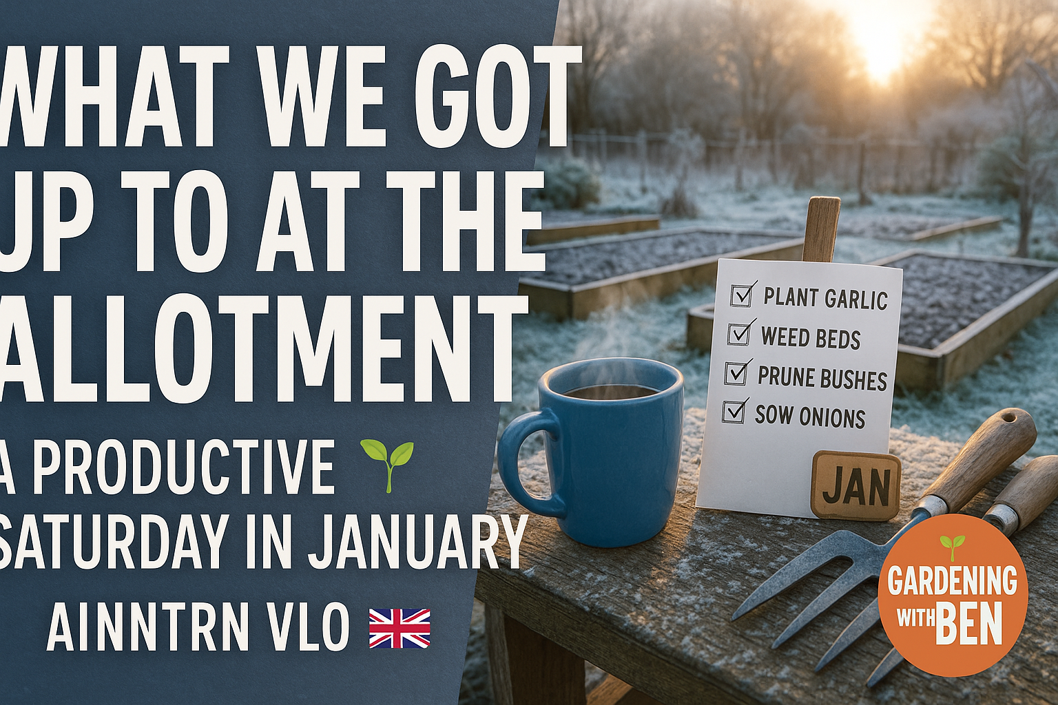 Video thumbnail for 🎥 ✅ January Allotment Jobs 🌱❄️ | What to Do for a Productive Winter Garden 🍅🥦