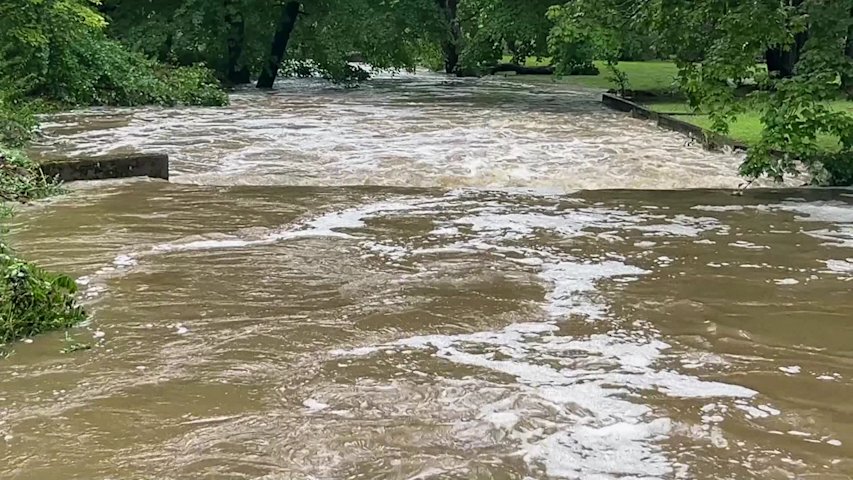 Video thumbnail for Small town rocked again by storm while surrounding communities less affected