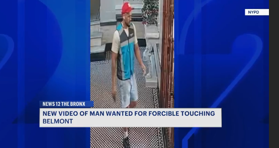 Video thumbnail for Video released of man wanted for forcible touching in Belmont