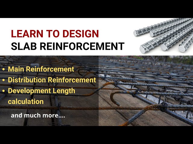 Video thumbnail for Learn to design the slab reinforcement | Design of one way slab | Civil Tutor