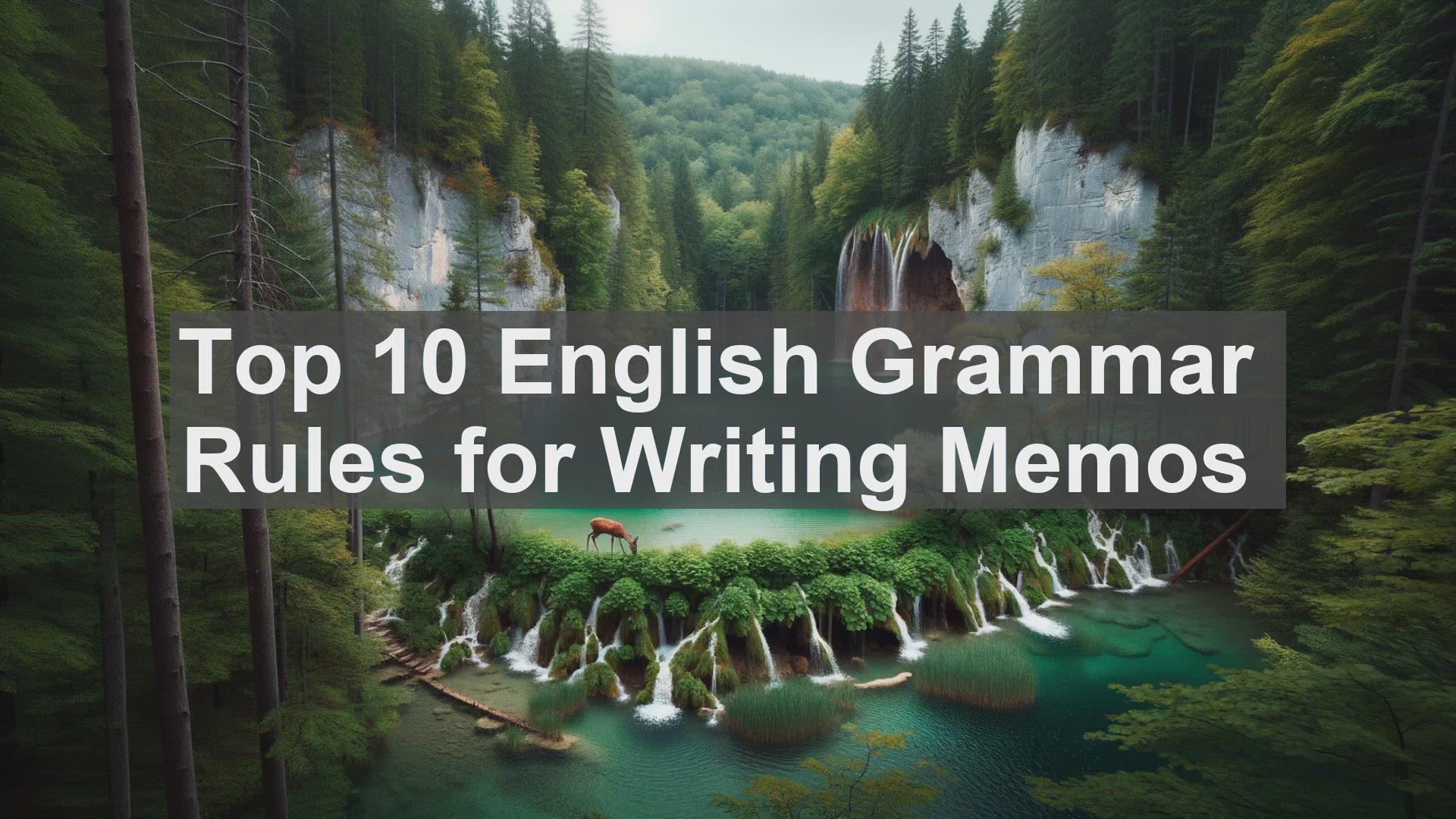 'Video thumbnail for Top 10 English Grammar Rules for Writing Memos'