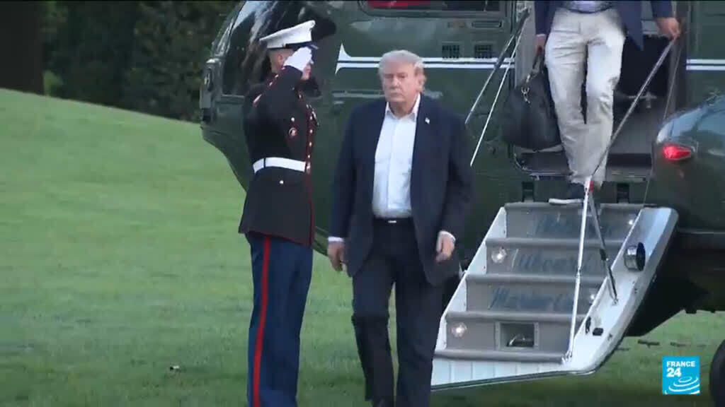 Video thumbnail for Trump says US operation will aid ships stranded in Strait of Hormuz