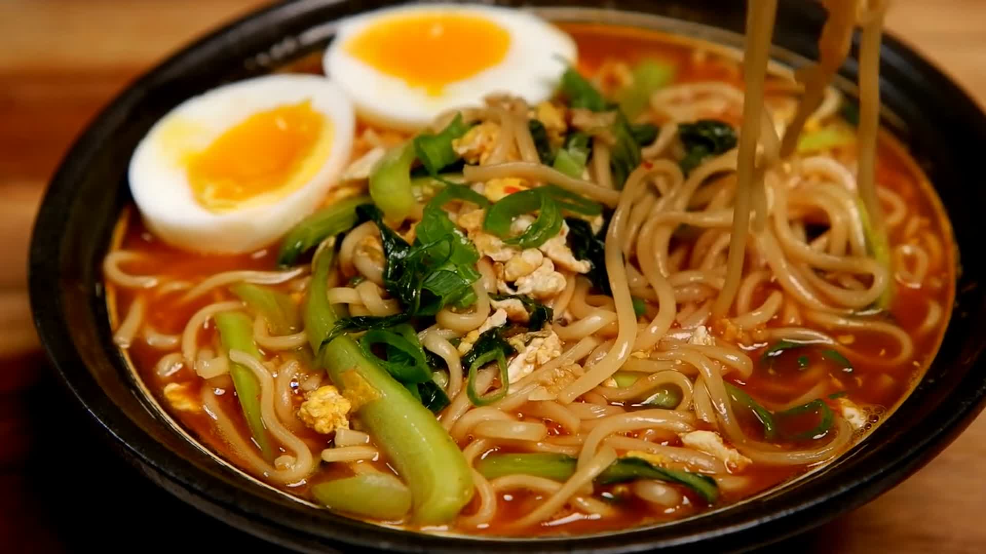 Video thumbnail for Ramen Recipe - Ramen Noodles