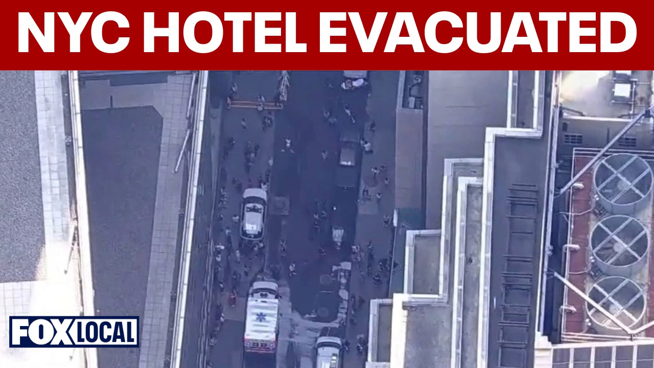 Video thumbnail for NYC hotel evacuated after Mace sprayed inside