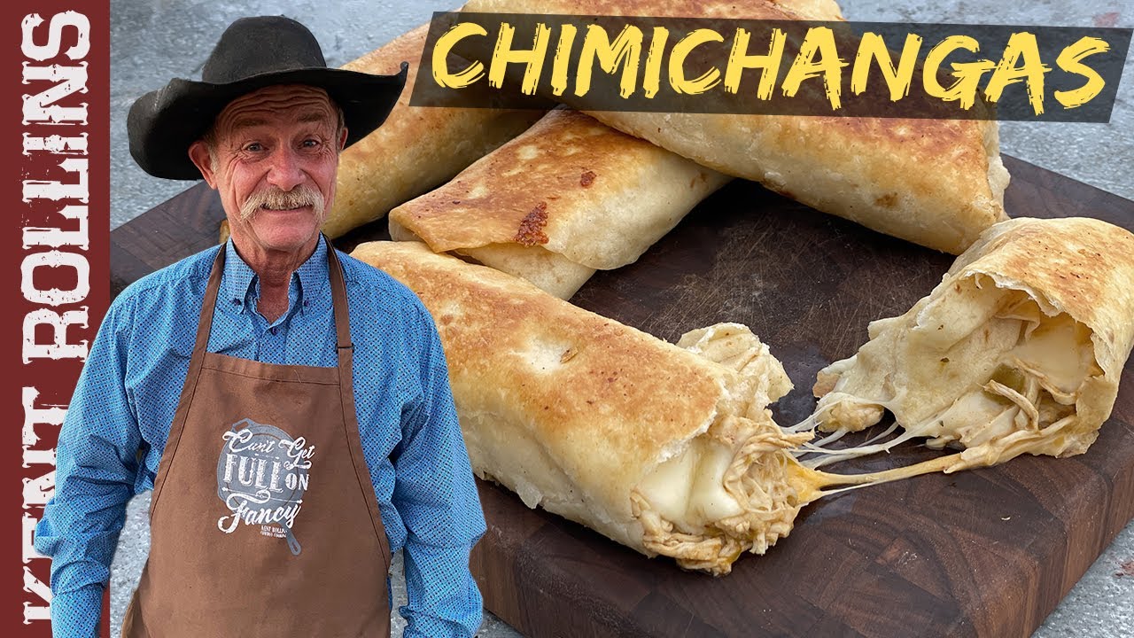 'Video thumbnail for Green Chile Chicken Chimichangas | Best Homemade Chimichangas'