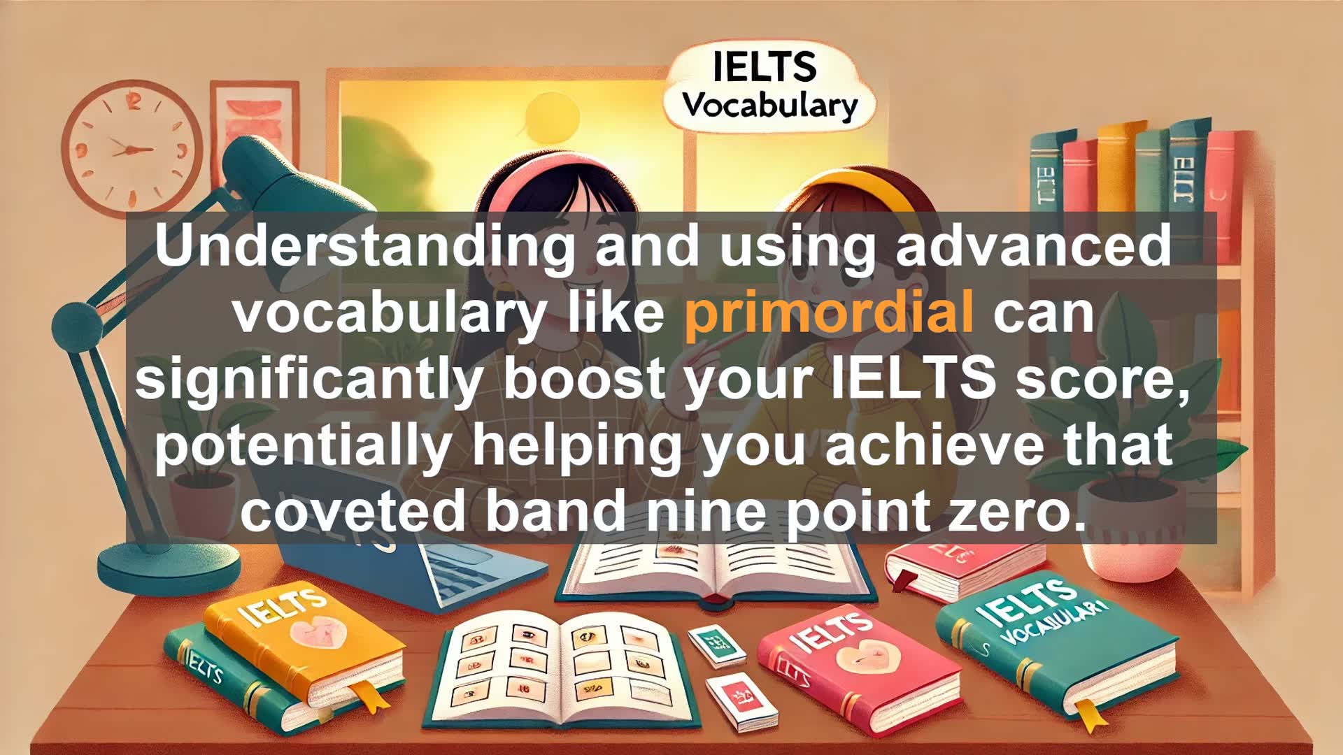 'Video thumbnail for 2000 Must Know IELTS 9.0 Vocabulary - Primordial: Boost Your IELTS Score with This Powerful Word'