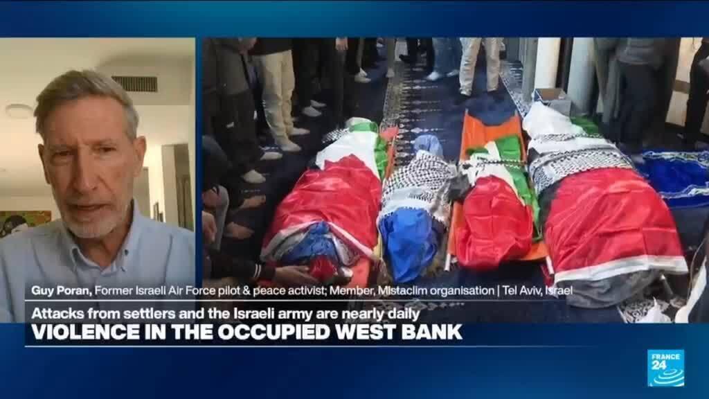 Video thumbnail for Guy Poran urges international community to demand Israeli govt end settler violence in West Bank