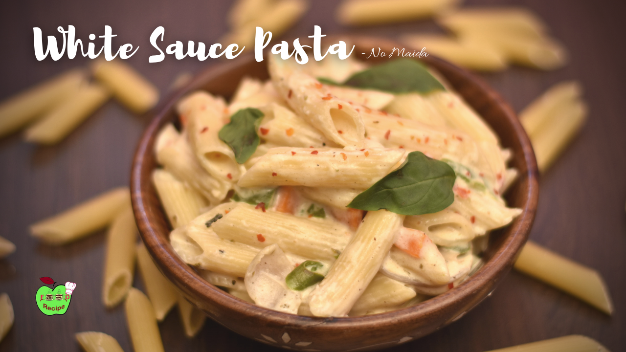 Video thumbnail for White Sauce Pasta without Maida (flour)
