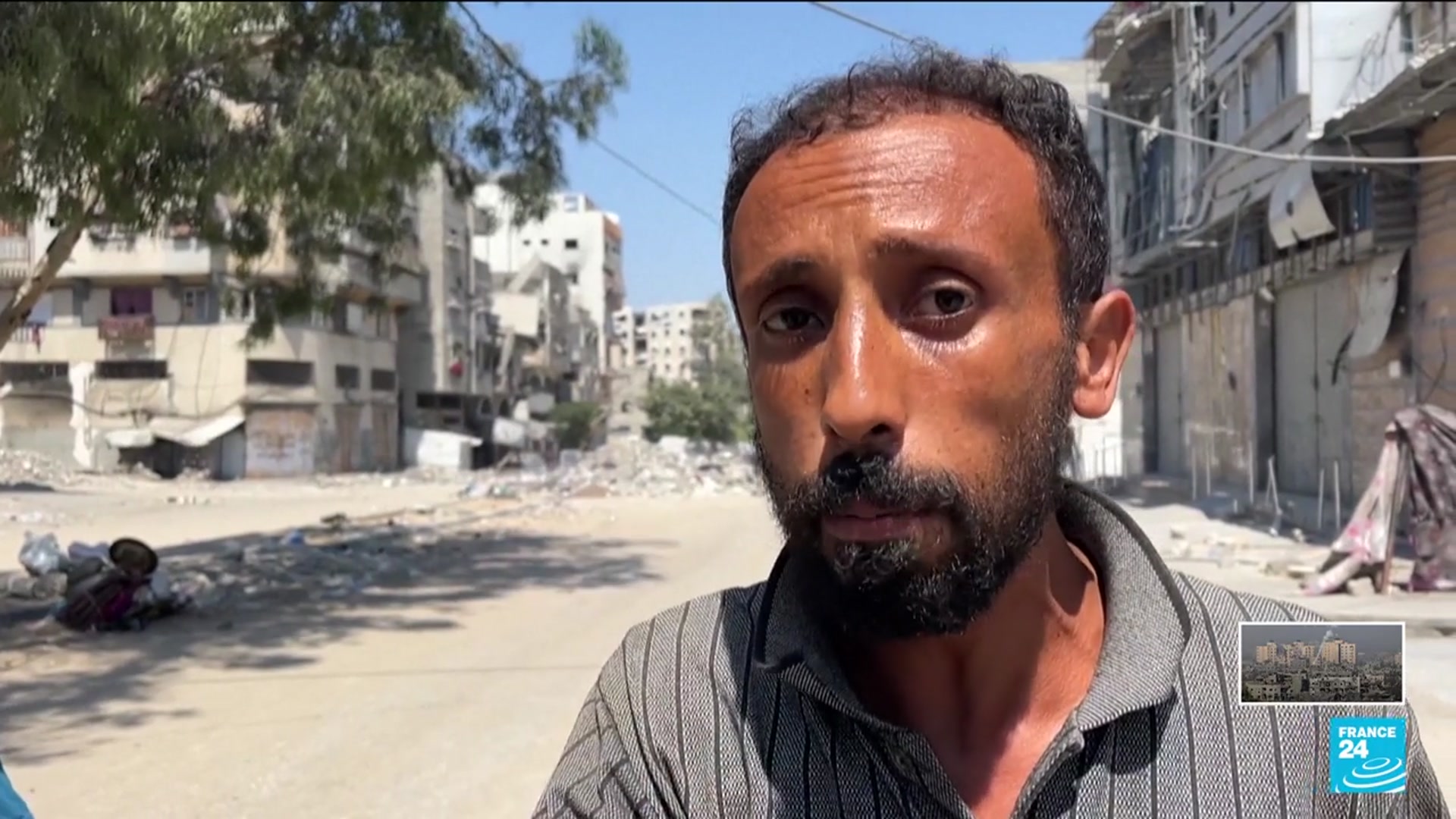 'Video thumbnail for Israeli troops have described the evacuation as inevitable as they advance towards Gaza City'