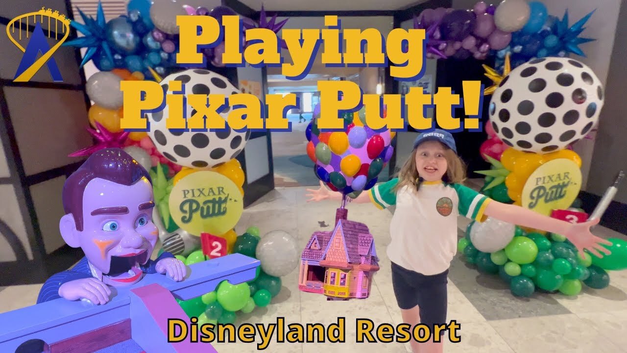 Video thumbnail for Pixar Putt Fun! Mom and Daughter Golf Day at Disneyland