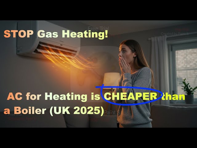 Video thumbnail for STOP Gas Heating! AC is CHEAPER Than a Boiler (UK 2025)