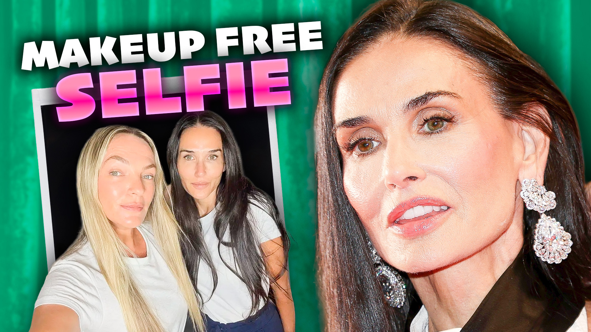 Video thumbnail for Demi Moore Stuns In Makeup-Free Selfie