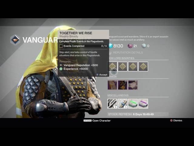 Video thumbnail for Destiny Rise of Iron - Iron Temple: Guardian Meets Shiro-4 (Rise Of Iron Bounties / Plaguelands) PS4