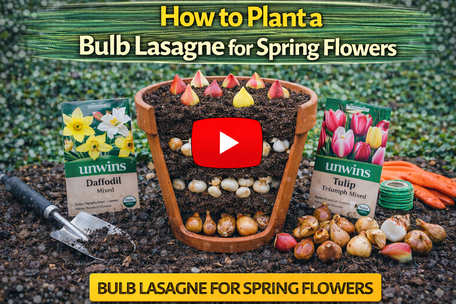 Video thumbnail for How to Plant a Bulb Lasagne for Spring Flowers