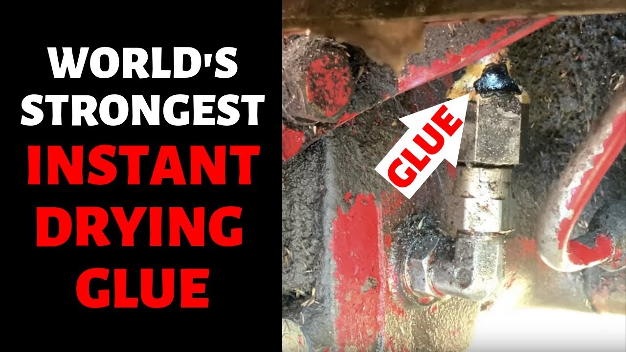 Video thumbnail for Instant Drying Glue as Strong as Welding