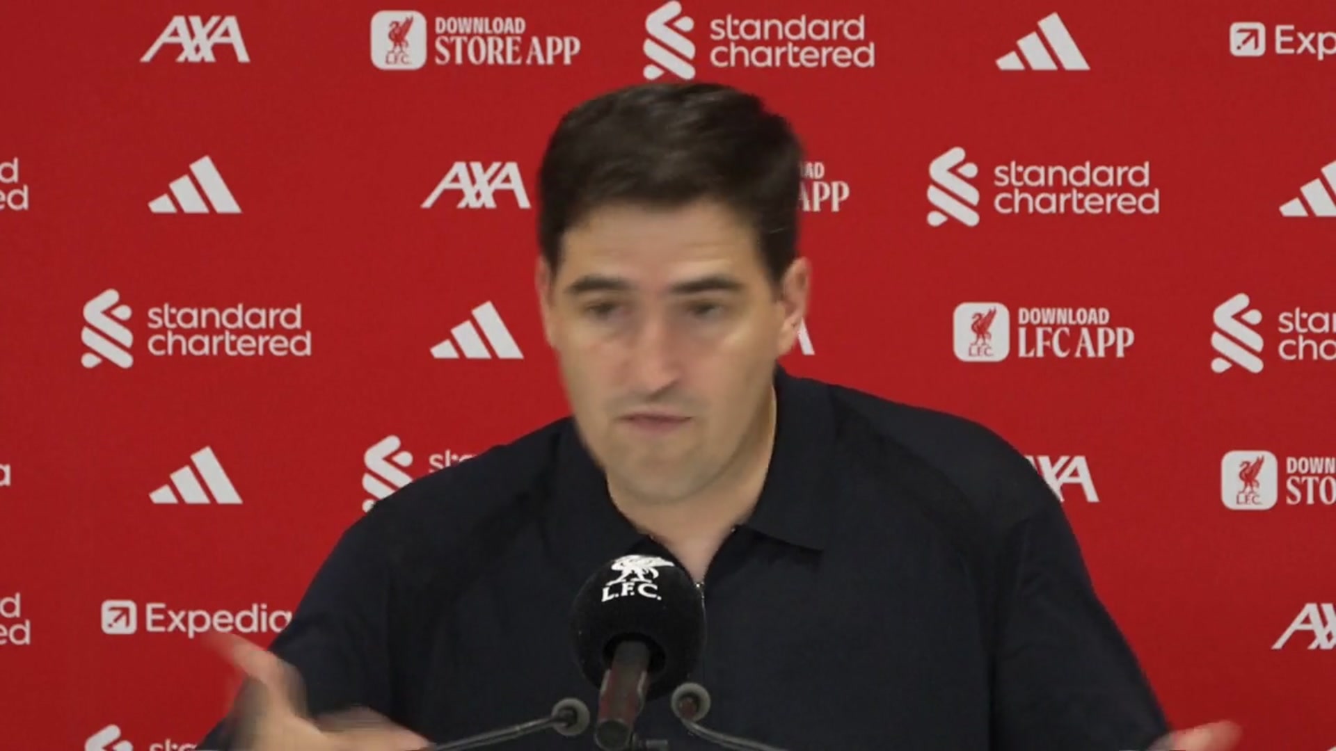 'Video thumbnail for 'A big shame' - Bournemouth's Iraola on Semenyo being racially abused at Anfield'