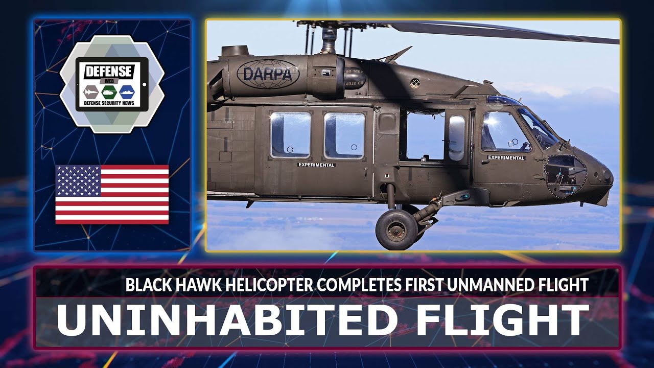 'Video thumbnail for US Black Hawk helicopter completes first unmanned flight'