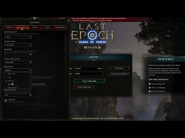 Video thumbnail for How To Manage Brightness In Last Epoch