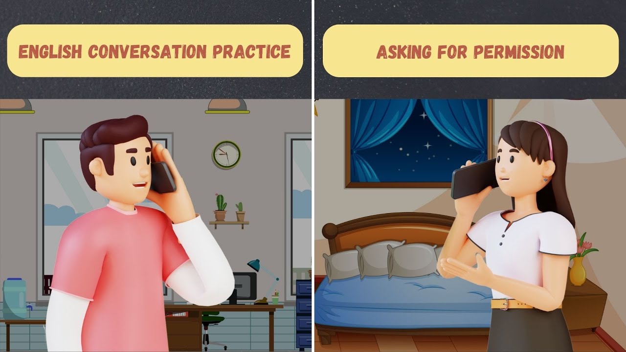 'Video thumbnail for Asking for Permission in English || English Conversation Practice || ESL Advice'