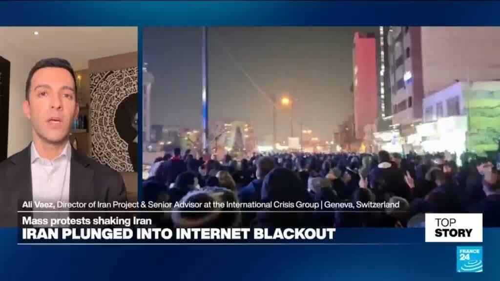 Video thumbnail for Iranian regime's 'iron fist': Internet blackout as protests swell to hundreds of thousands