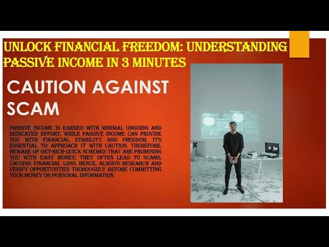 'Video thumbnail for What is Passive Income? A Beginner's Guide to Earning Money While You Sleep'