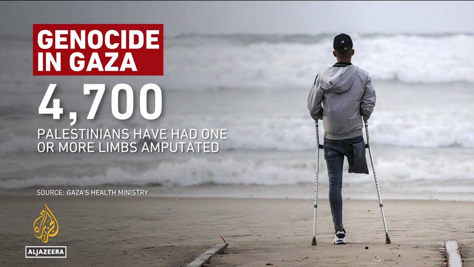 'Video thumbnail for Israel’s war on Gaza wounded over 150,000 Palestinians since October 2023'