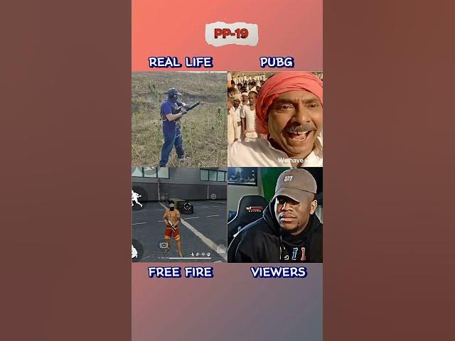 Video thumbnail for Pubg vs freefire vs real life #pubgvsfreefire #pubgvsreallife #pubgcomparison #ultimate