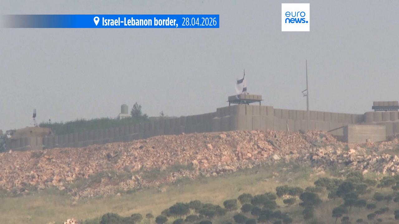 Video thumbnail for Israeli strikes kill eight in southern Lebanon, including three rescue workers