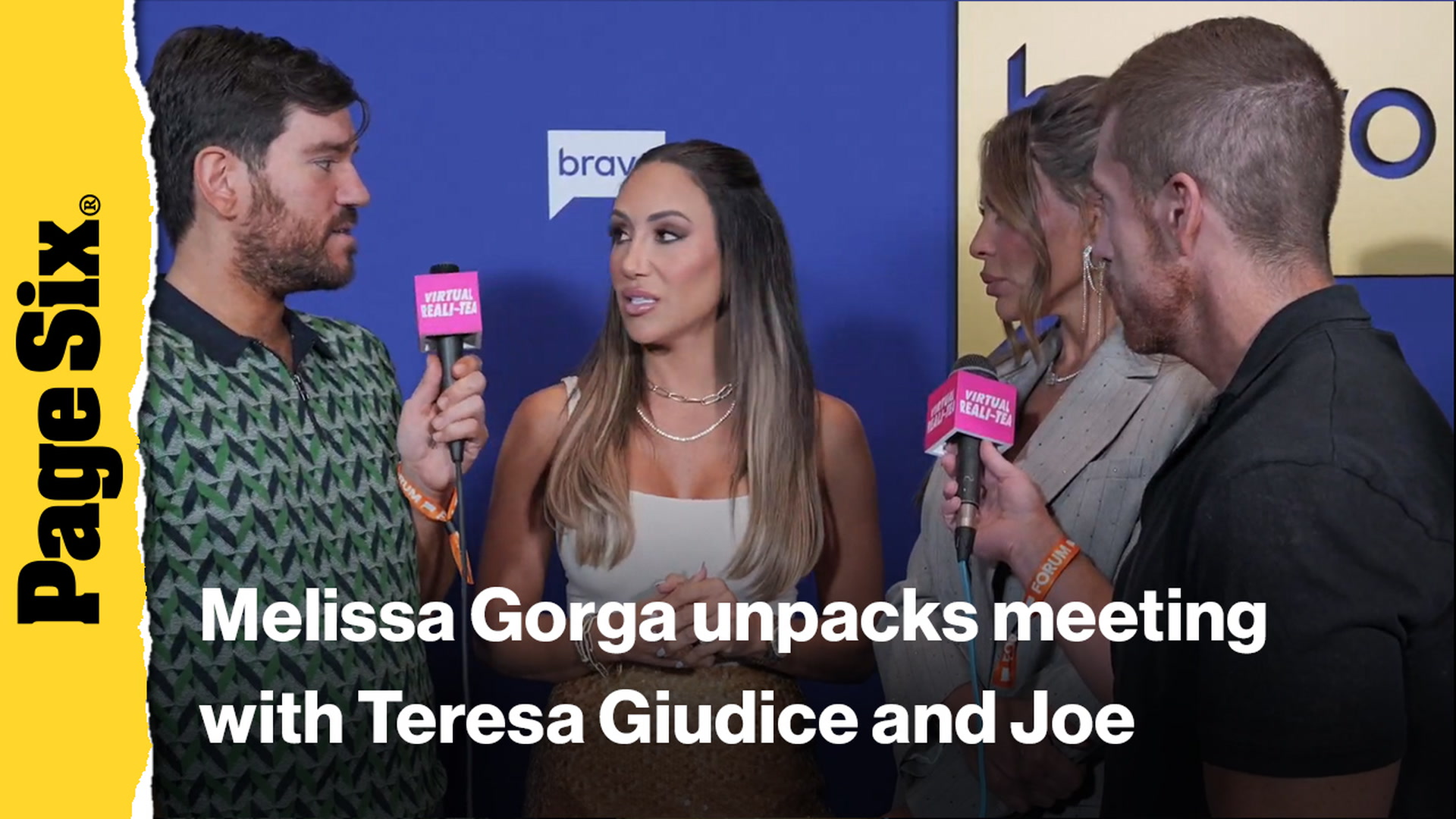 Video thumbnail for How Melissa Gorga feels about husband Joe and Teresa Giudice ending their 'dark' feud