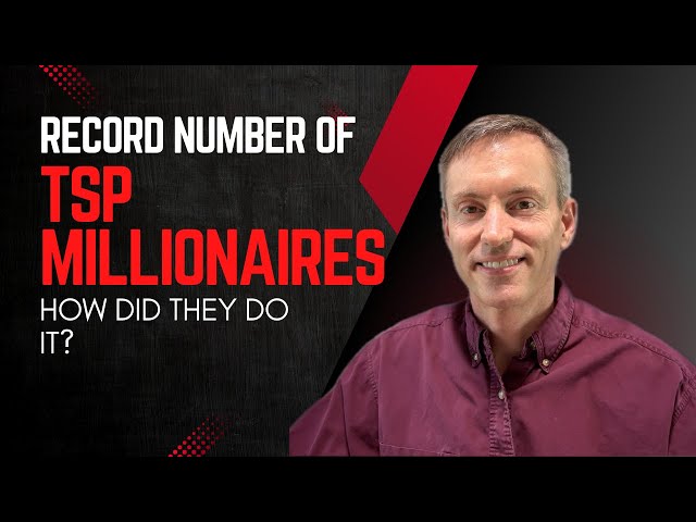 Video thumbnail for Record Number of TSP Millionaires!