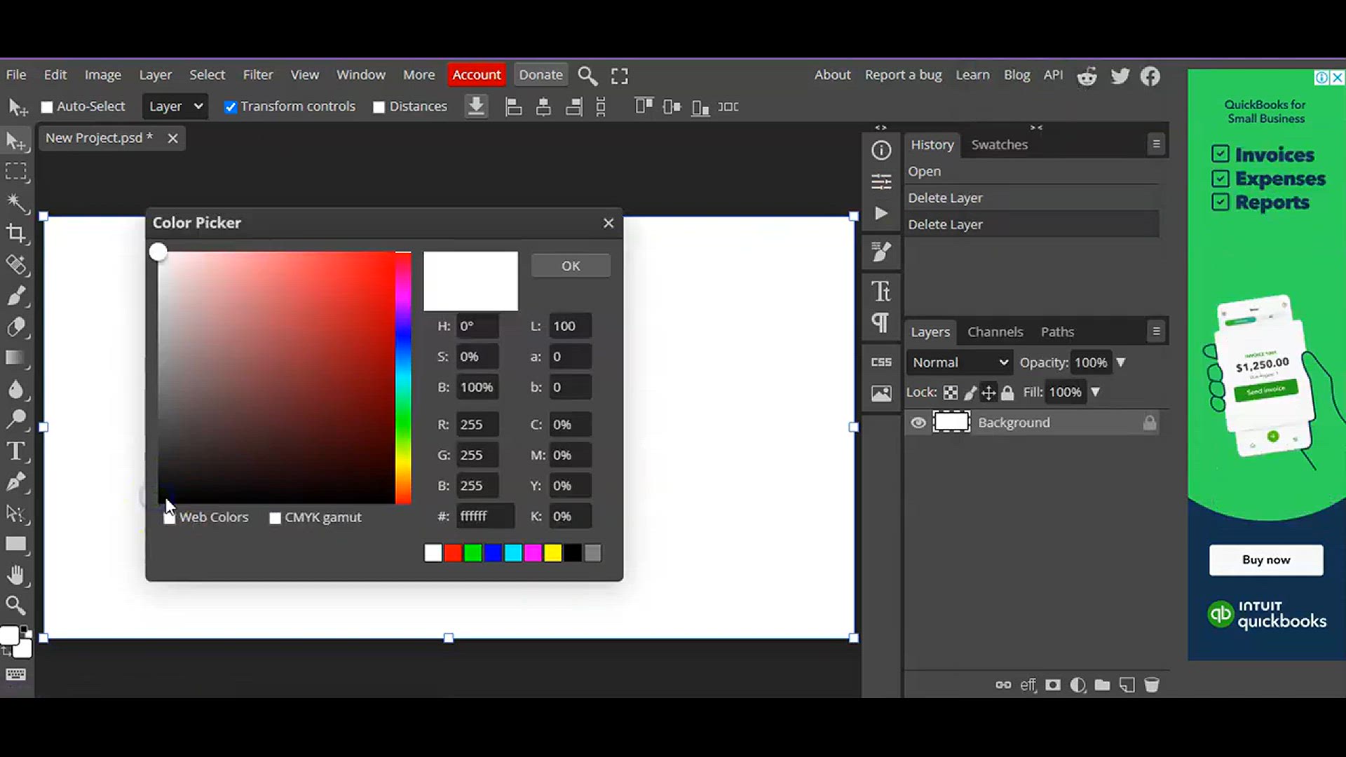 'Video thumbnail for How to create text white Outline in Photopea l Photopea tutorial'