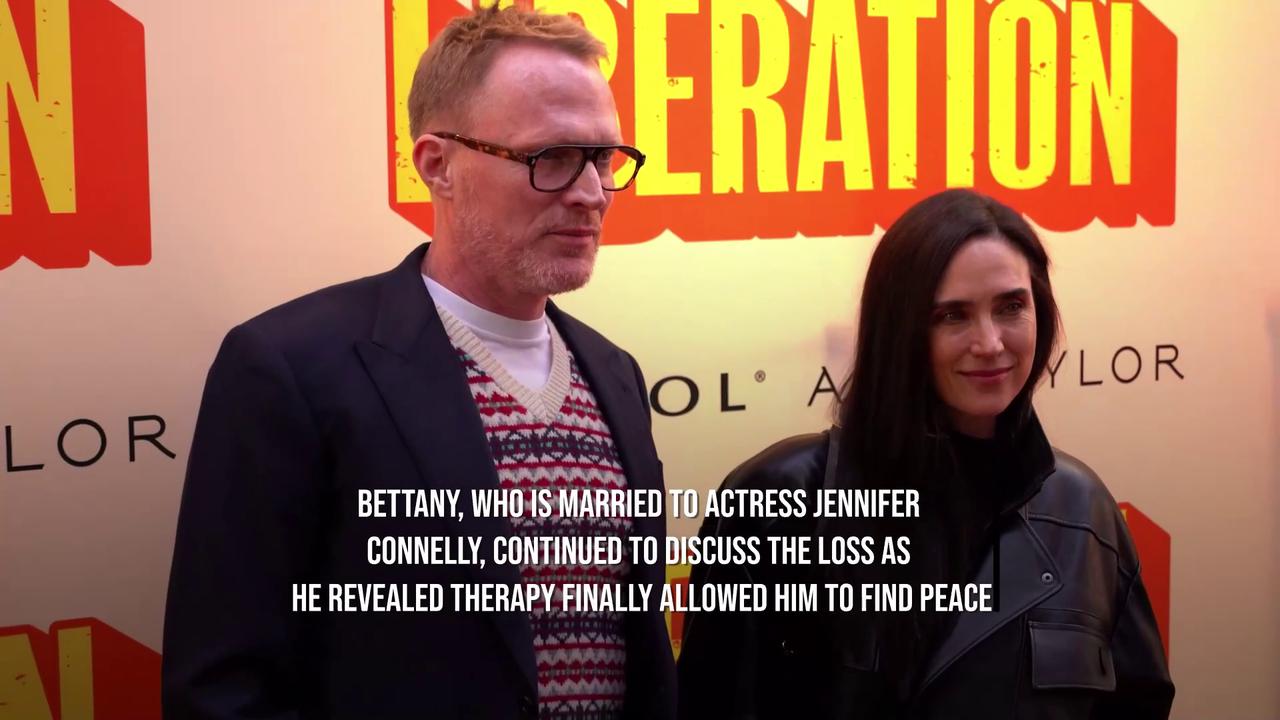 Video thumbnail for Paul Bettany recalls struggle with guilt over brother's death.