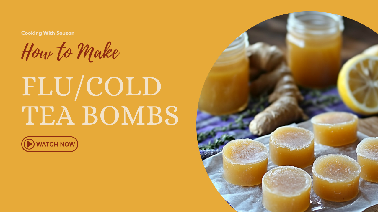 Video thumbnail for Flu/Cold Tea Bombs Recipe