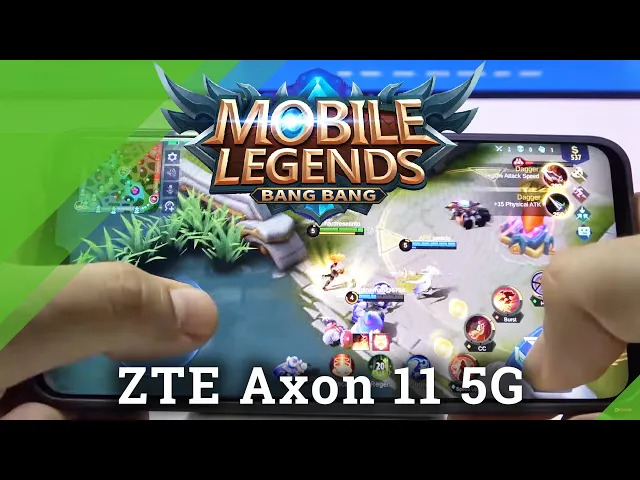 Video thumbnail for Mobile Legends on ZTE Axon 11 5G  - Gaming Performance & Quality Checkup