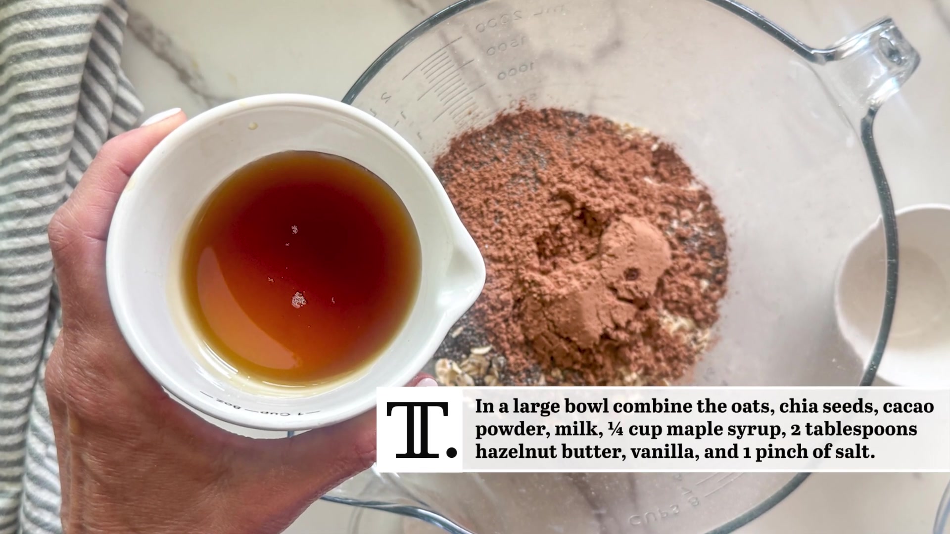 Video thumbnail for Extra Decadent Chocolate Overnight Oats Recipe