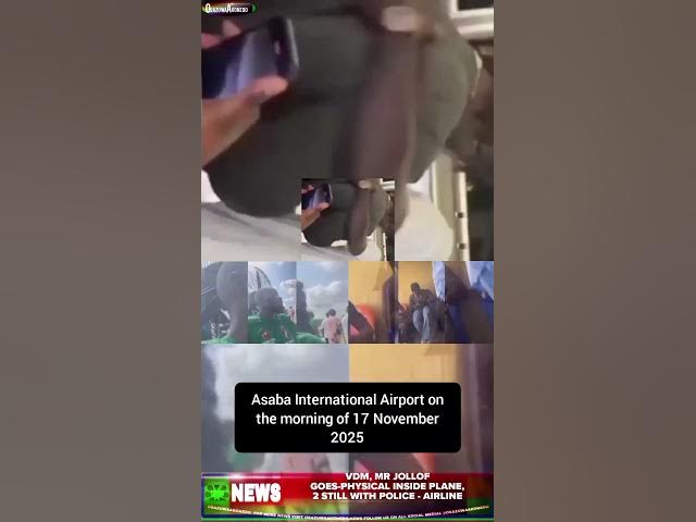 Video thumbnail for VDM, Mr Jollof Goes-Physical Inside Plane, 2 Still With Police - Airline