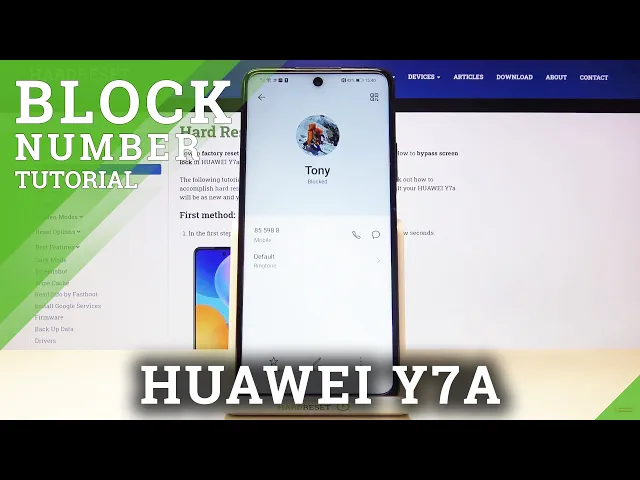 Video thumbnail for How to Block Number in HUAWEI Y7a – Create Blacklist
