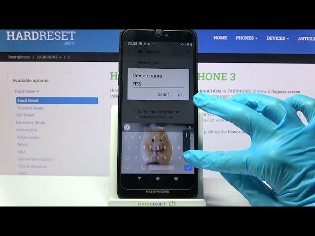 Video thumbnail for How to Change FairPhone 3 Name – Rename Device